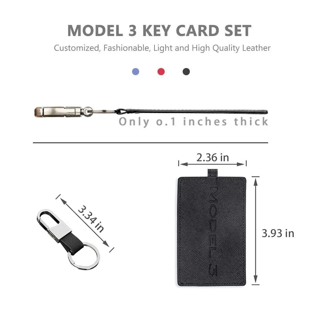 Tesla Model 3/Y Card Key Holder - Precision Fit & Signal Friendly
