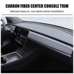 Tesla Model 3/Y Dashboard Cover - Real Molded Carbon Fiber