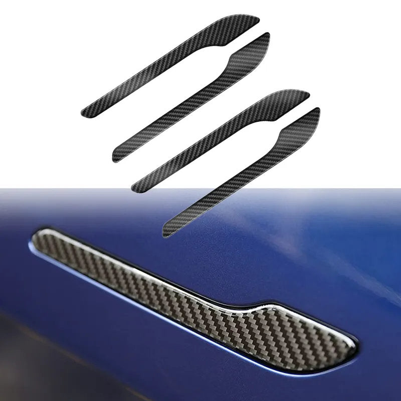 Tesla Model 3/Y Door Handle Covers – ABS Carbon Fiber Trim (4pcs)