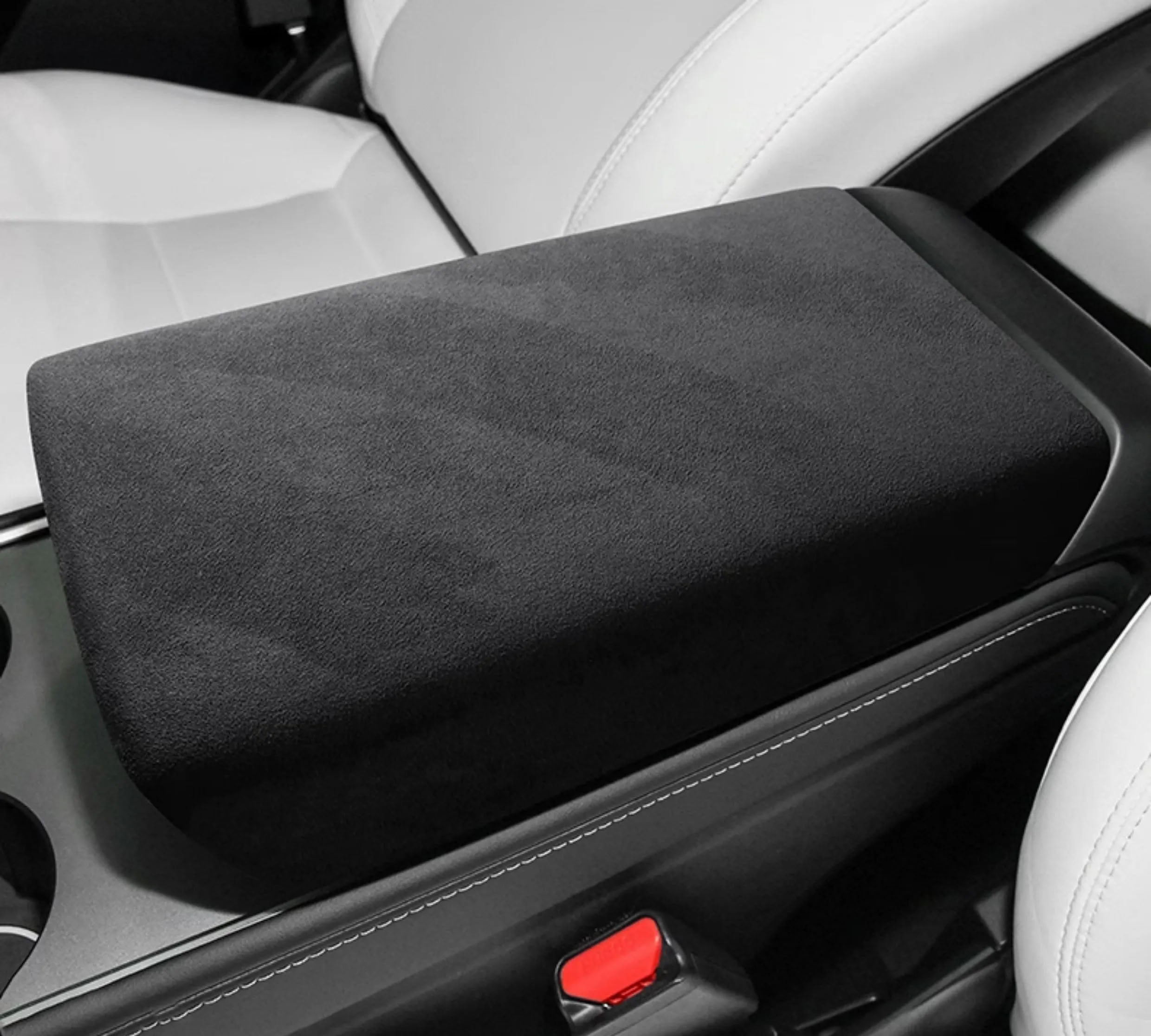 Tesla Model Y Juniper / 3 Highland Suede Armrest Cover & Interior Trim Kit (5-Piece)
