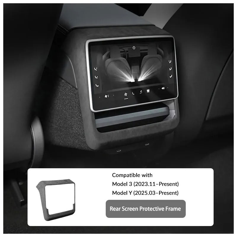 Tesla Model Y Juniper / 3 Highland Suede Armrest Cover & Interior Trim Kit (5-Piece)