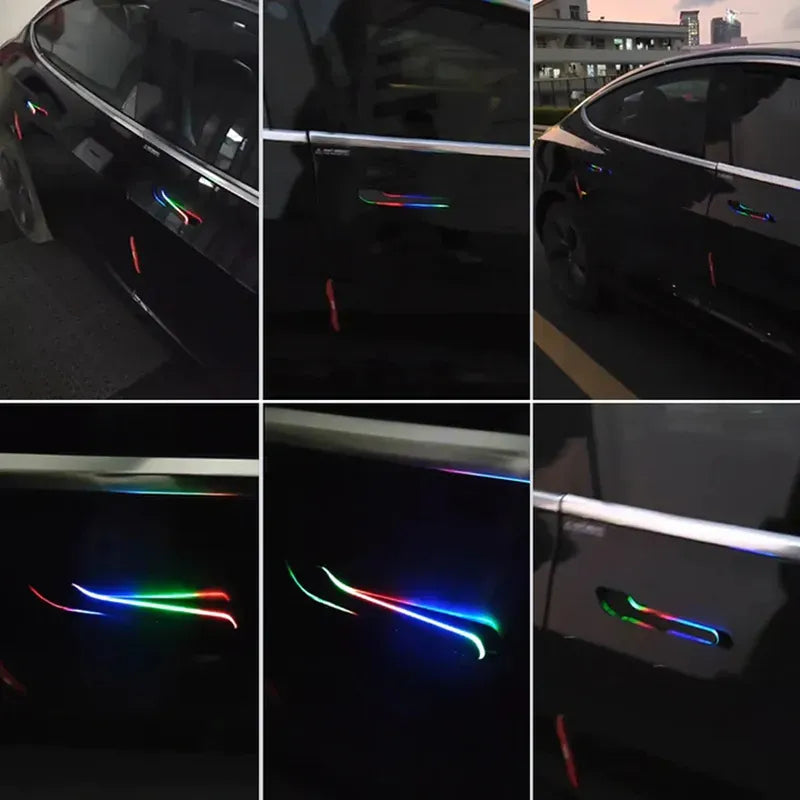 Auto Door Handle With LED for Tesla Model Y / 3 (4PCS)
