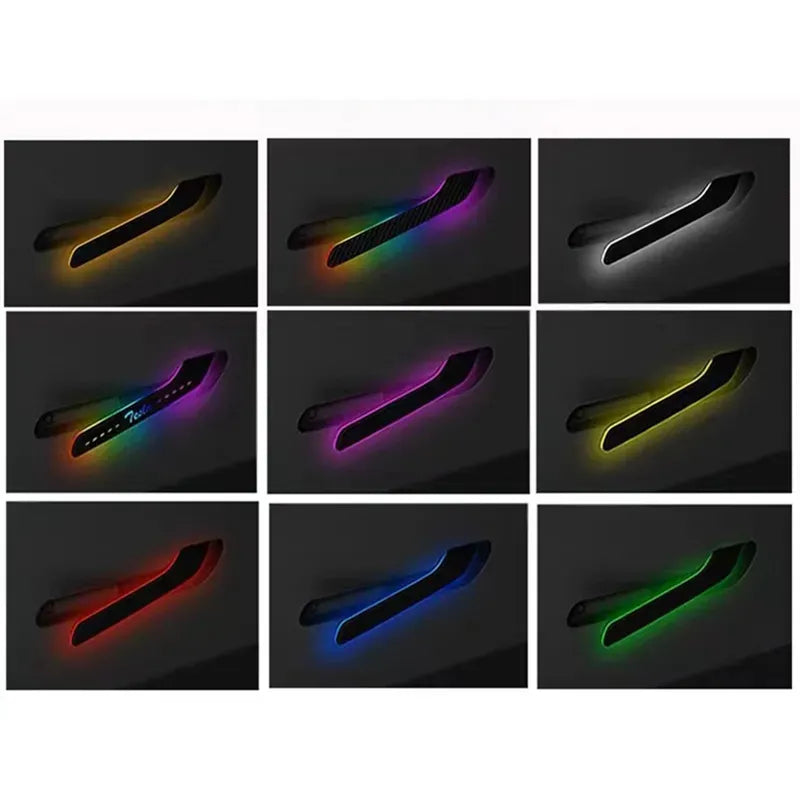 Auto Door Handle With LED for Tesla Model Y / 3 (4PCS)