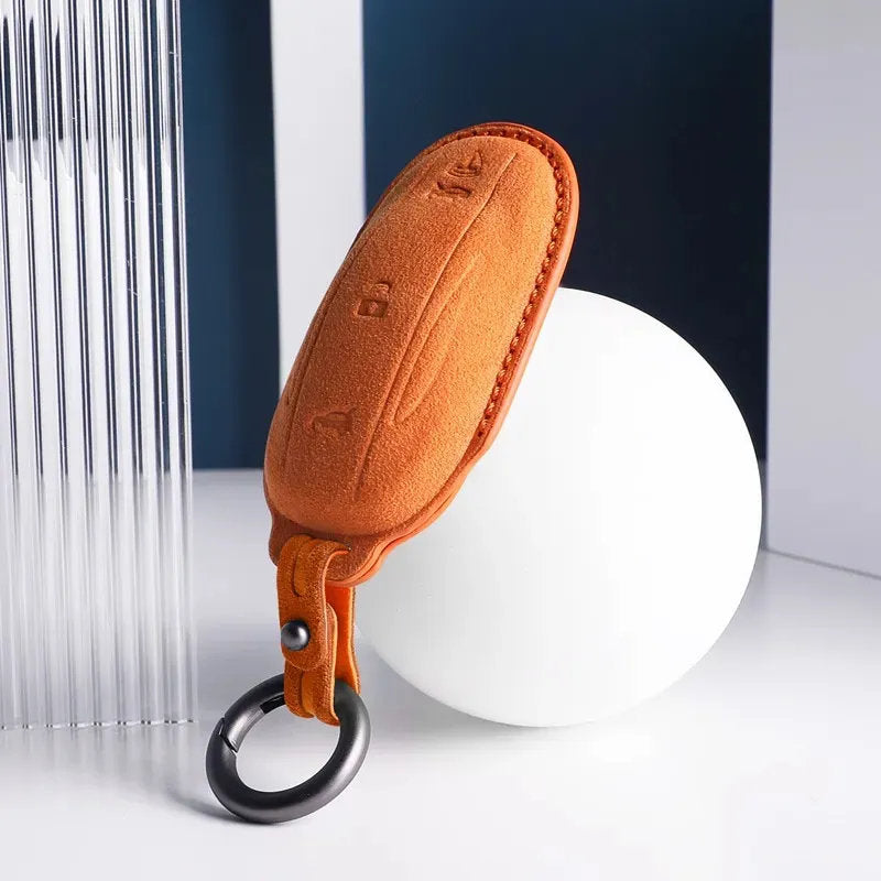 Tesla Model S/3/X/Y Key Holder (Alcantara)