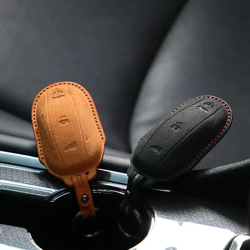 Tesla Model S/3/X/Y Key Holder (Alcantara)