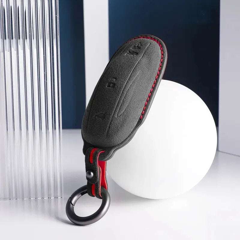 Tesla Model S/3/X/Y Key Holder (Alcantara)