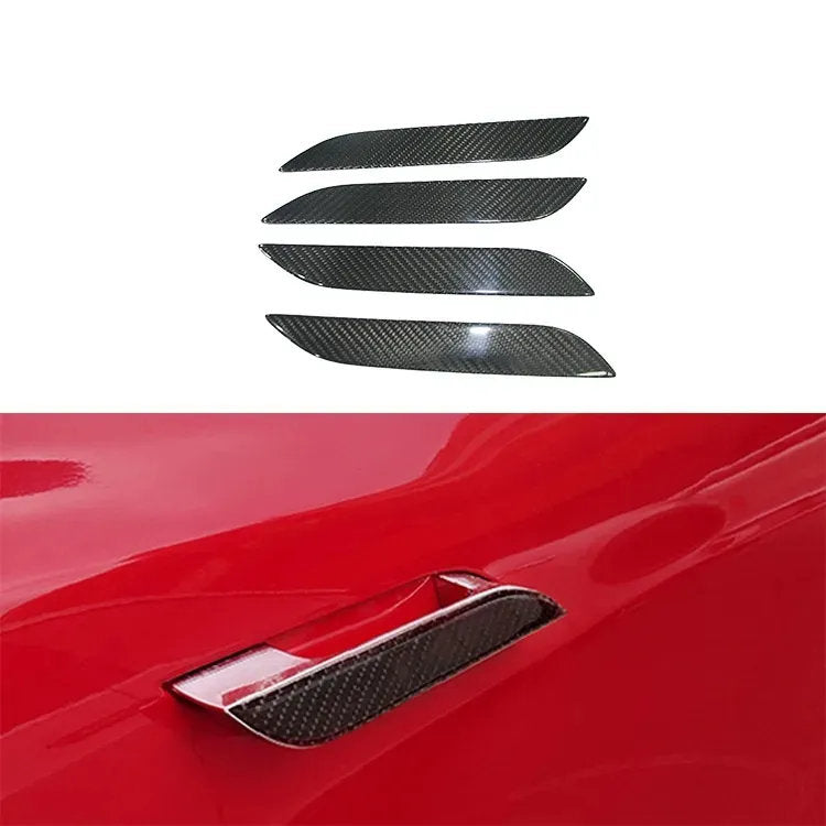 Tesla Model S Door Handle Replacement – Real Carbon Fiber Trim (2020-2023)