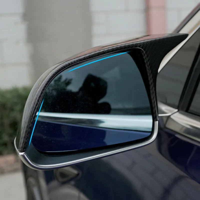 Tesla Model Y Bullhorn Shaped Mirror Covers (2020-2023)
