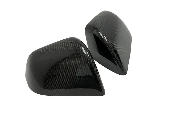 Tesla Model Y Carbon Fiber Mirror Caps (2020-2023)