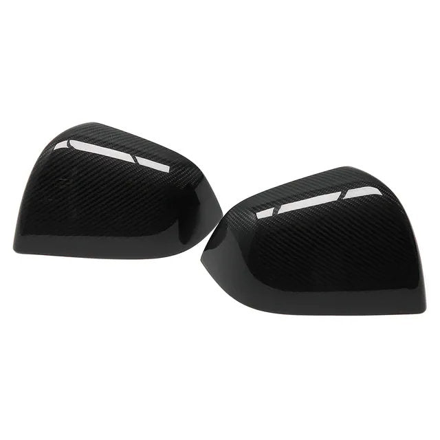 Tesla Model Y Carbon Fiber Mirror Caps (2020-2023)