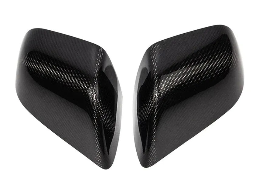 Tesla Model Y Carbon Fiber Mirror Caps (2020-2023)