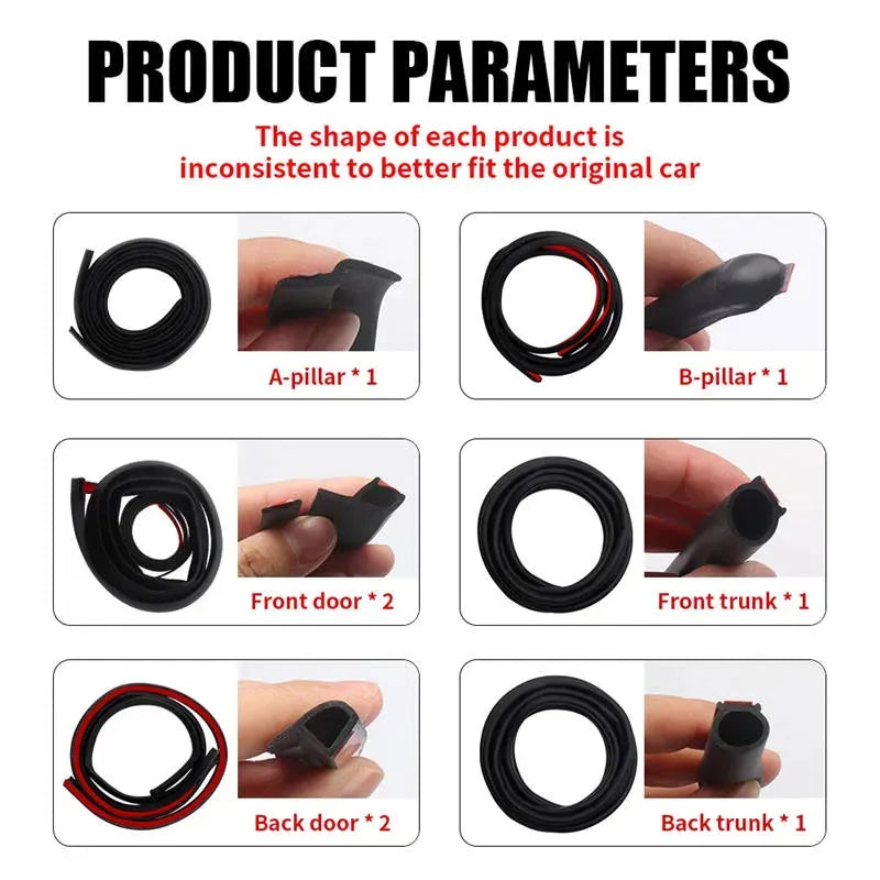 Tesla Model 3/Y Wind Noise Reduction Kit Gen 2
