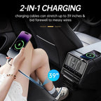 Rear Central Control Air Outlet Expansion Dock for Tesla Model 3/Y