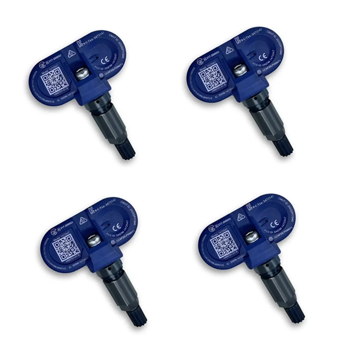 Tire Pressure Monitoring System (TPMS) for Tesla Model S/3/X/Y – Bluetooth (Set of 4 Sensors)