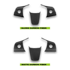 True Carbon Fiber Steering Wheel Patch for Tesla Model 3/Y