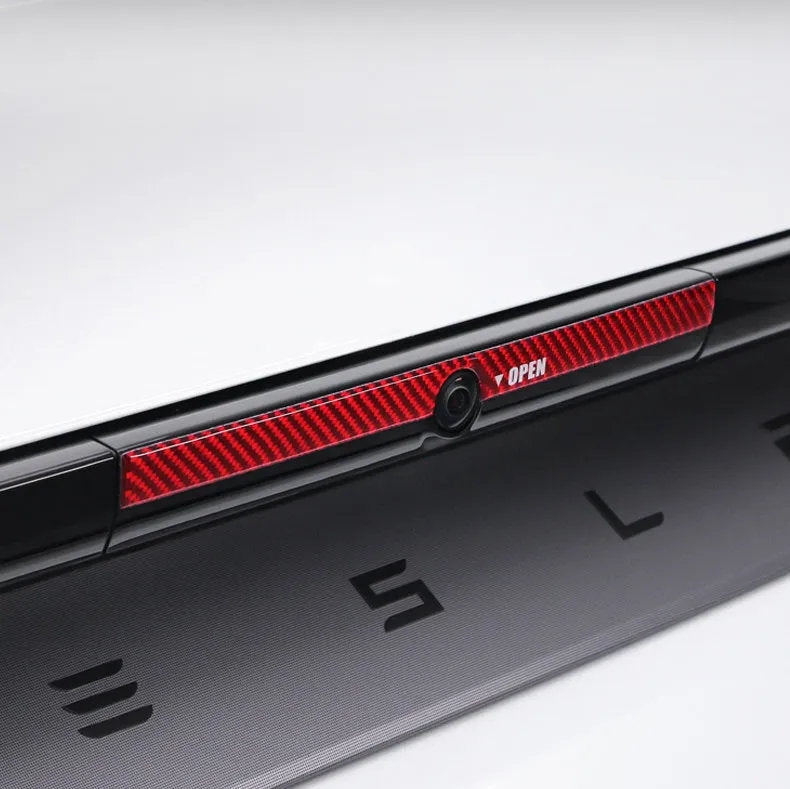 Trunk Button Indicator Sticker for Tesla Model Y Juniper (2025.03+)