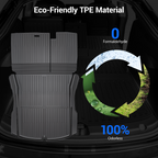 Trunk Mat With Backrest Mat for Tesla Model 3 Highland