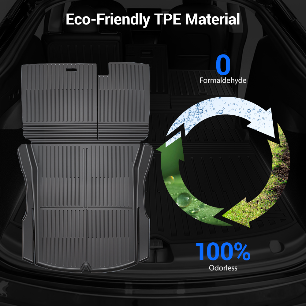 Trunk Mat With Backrest Mat for Tesla Model 3 Highland