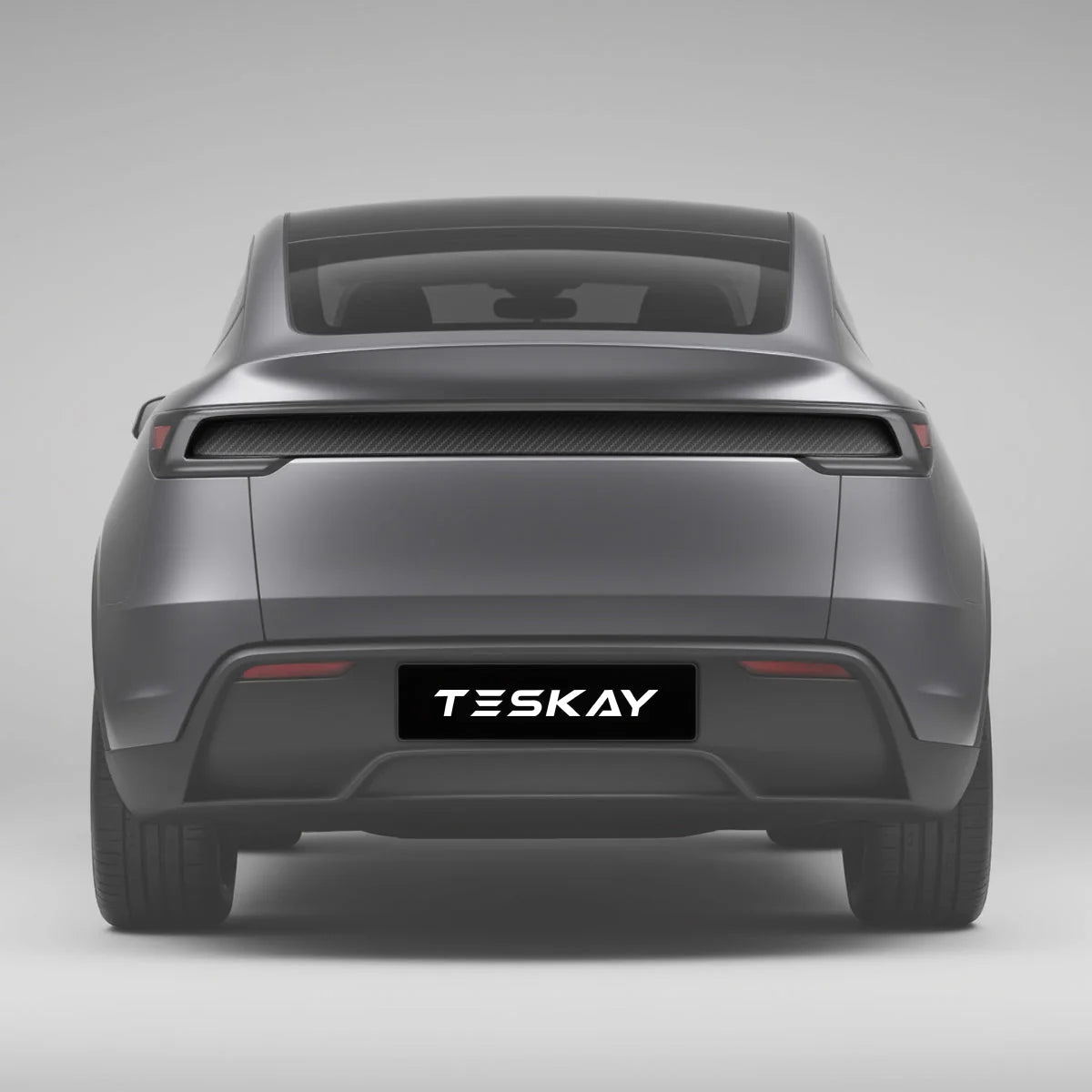 Trunk Tailgate Applique for Tesla Model Y Juniper - Real Dry Molded Carbon Fiber