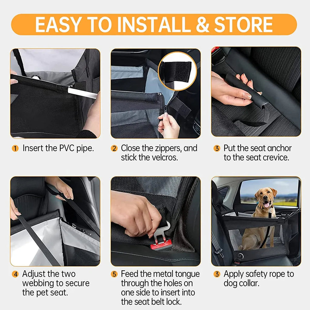 Waterproof Dog Seat Cover for Tesla Model S/3/X/Y