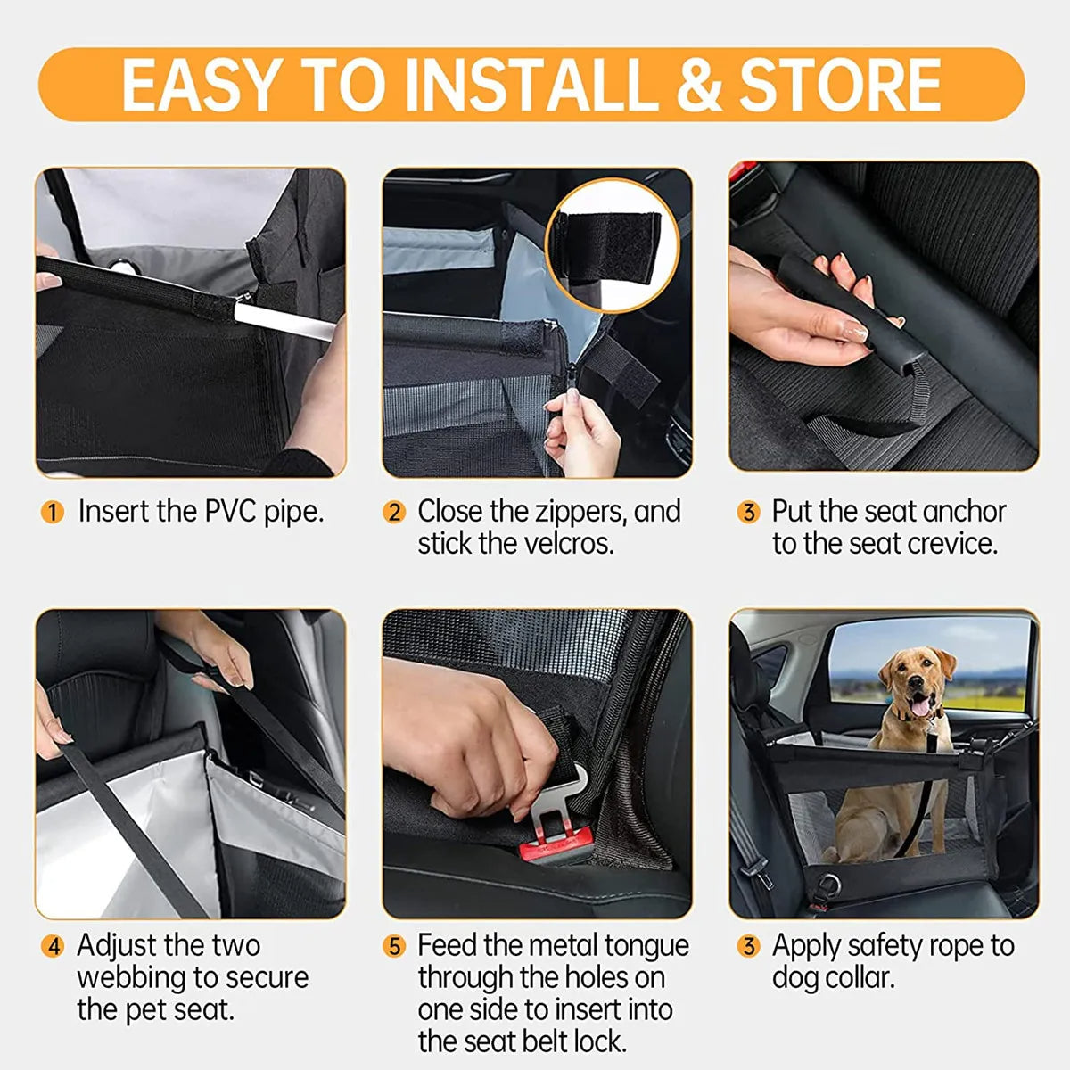 Waterproof Dog Seat Cover for Tesla Model S/3/X/Y