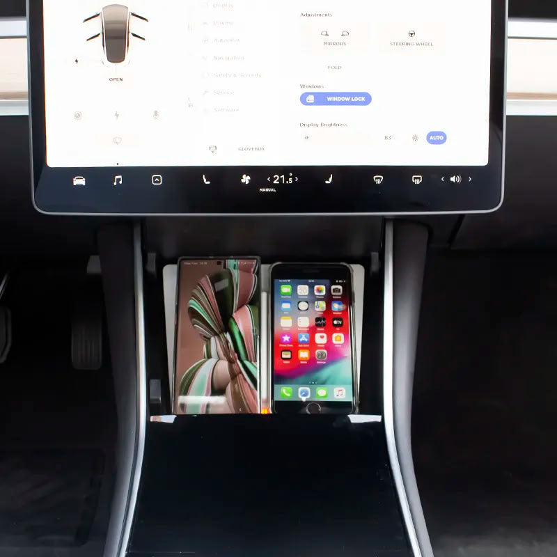 Wireless Phone Charger for Tesla Model 3 (2017-2020) – 15W Fast Charging