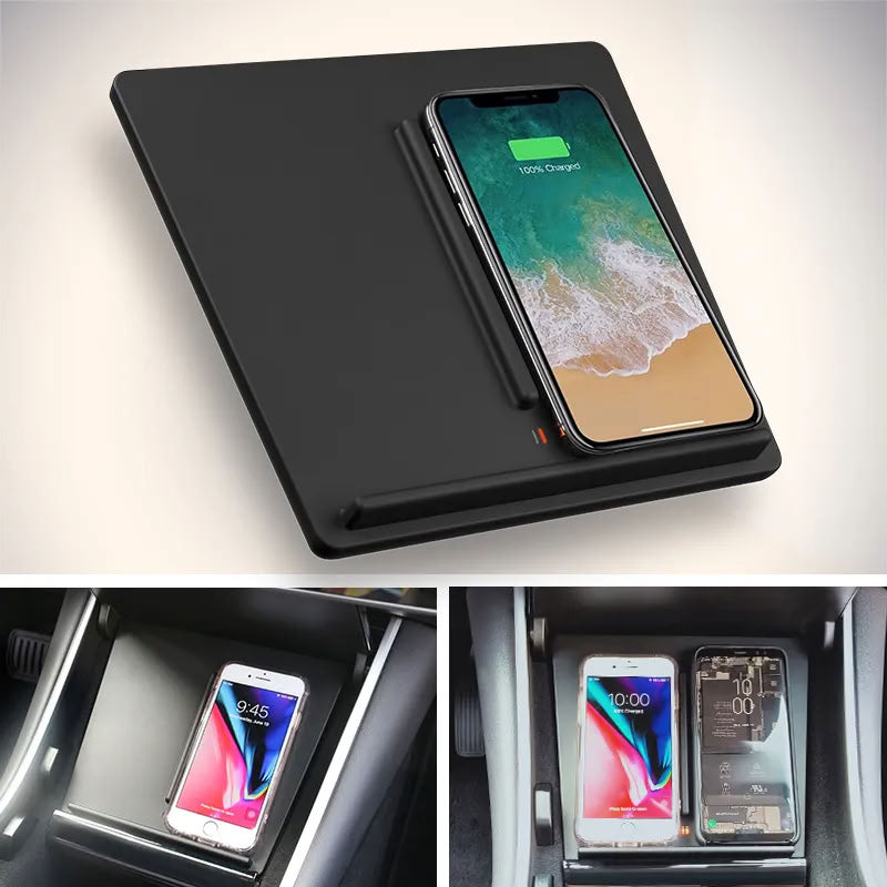Wireless Phone Charger for Tesla Model 3 (2017-2020) – 15W Fast Charging