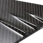 Dry Carbon Fiber A-Pillar Glass Trim for Tesla Model 3/Y