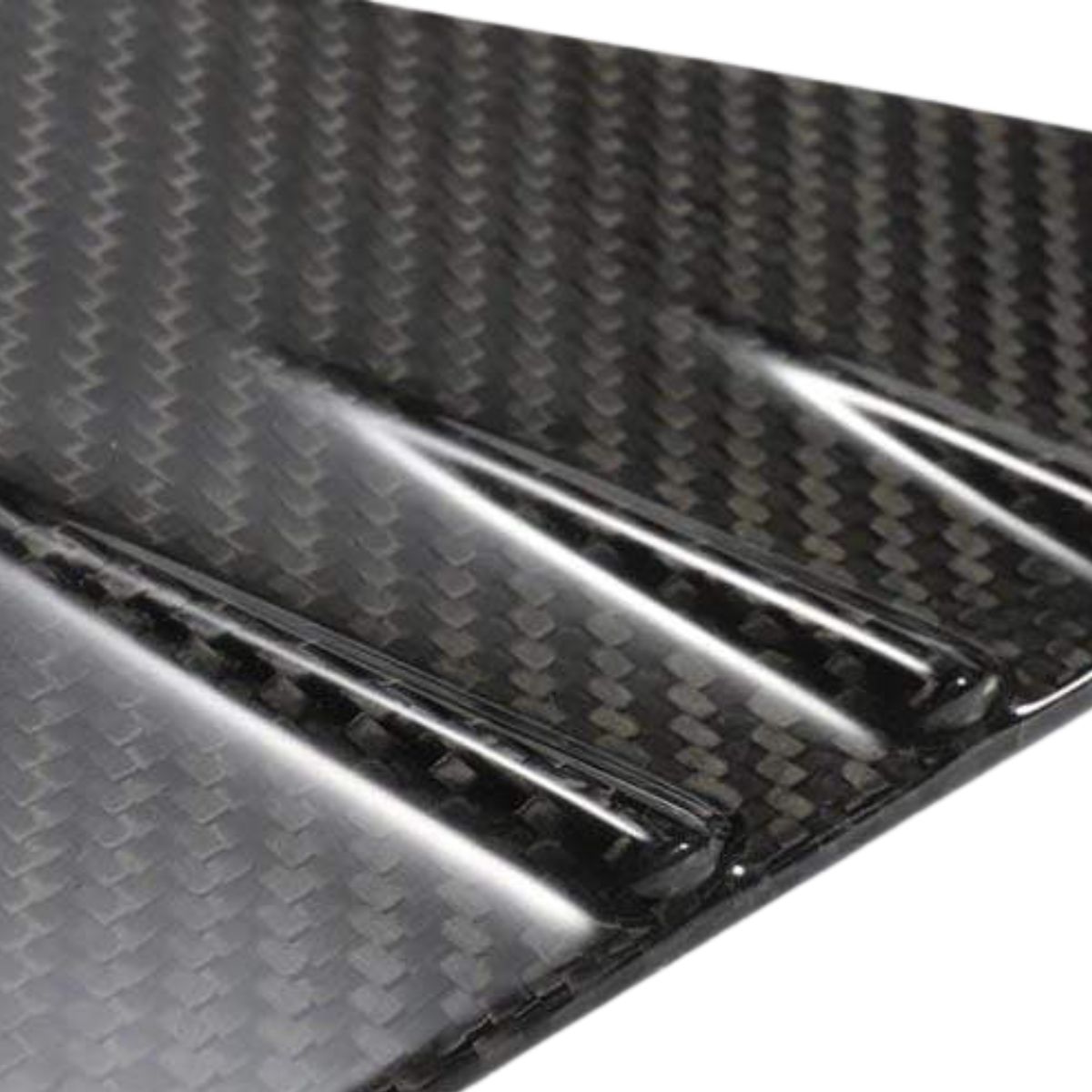 Dry Carbon Fiber A-Pillar Glass Trim for Tesla Model 3/Y