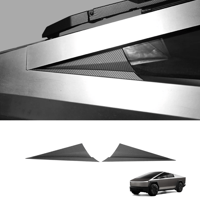 A-Pillar Triangle Spoiler Covers for Tesla Cybertruck