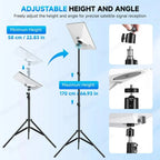 Adjustable Starlink Mini Tripod with 1/4-20 Thread Mount