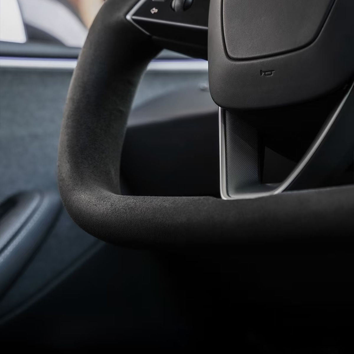 Alcantara Yoke Steering Wheel for Model 3 Highland/Model Y Juniper