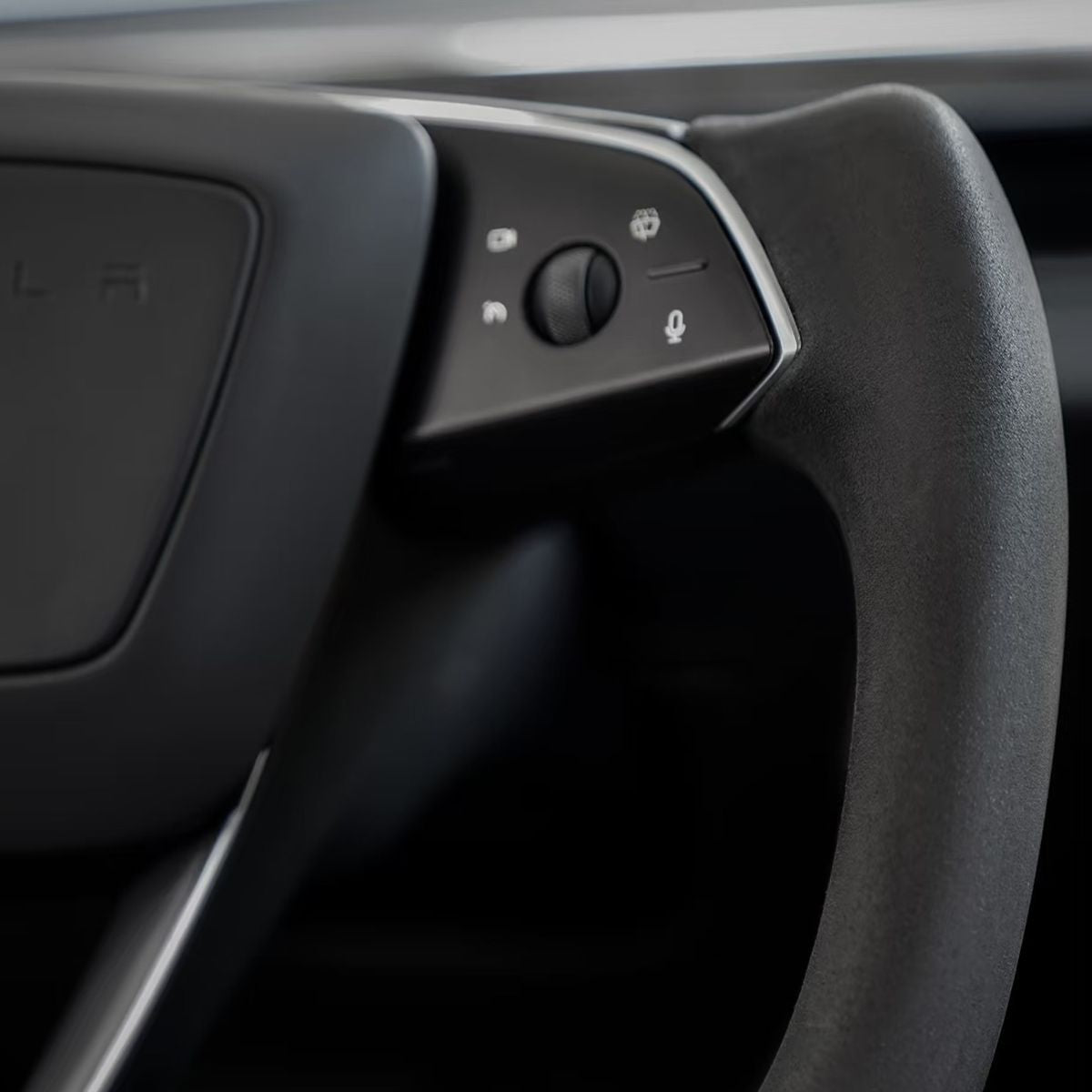 Alcantara Yoke Steering Wheel for Model 3 Highland/Model Y Juniper