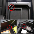 Armrest Storage Box Double Layer for Tesla Cybertruck