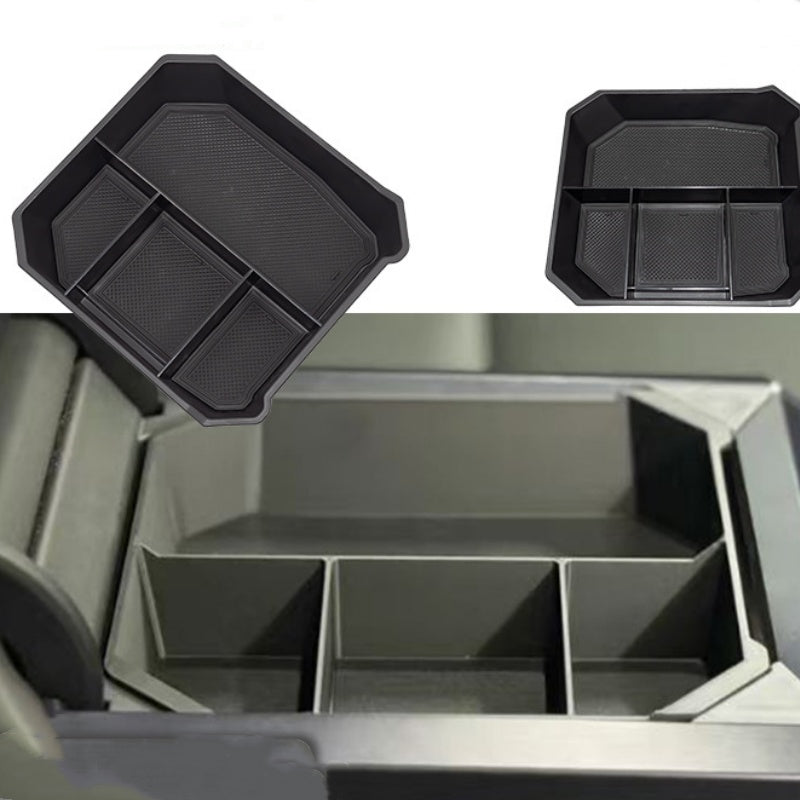 Armrest Storage Box Upper and Lower for Tesla Cybertruck