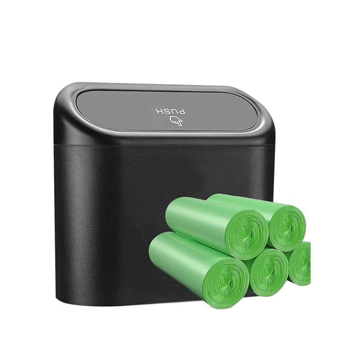 Car Trash Can with 7 Rolls of Garbage Bags for Tesla