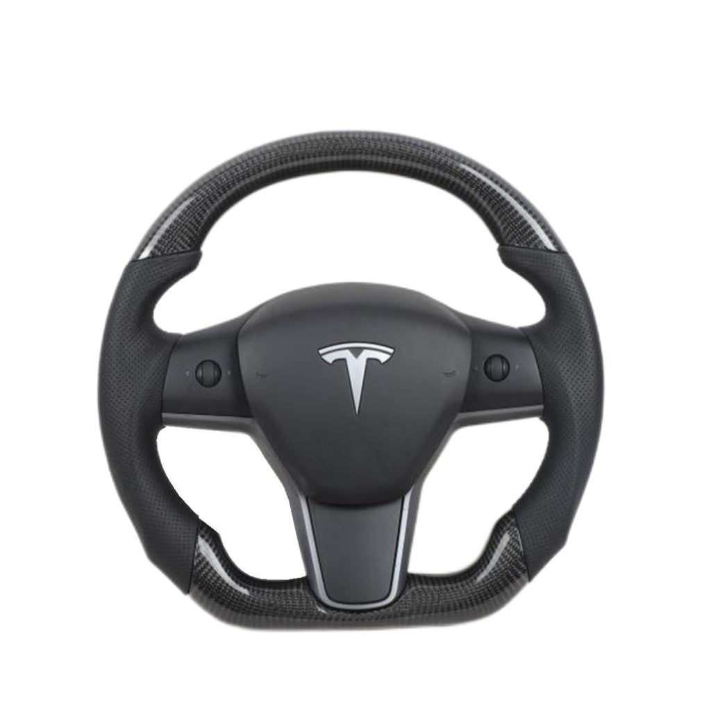 Carbon Fiber Sport Steering Wheel for Tesla Model 3 / Y