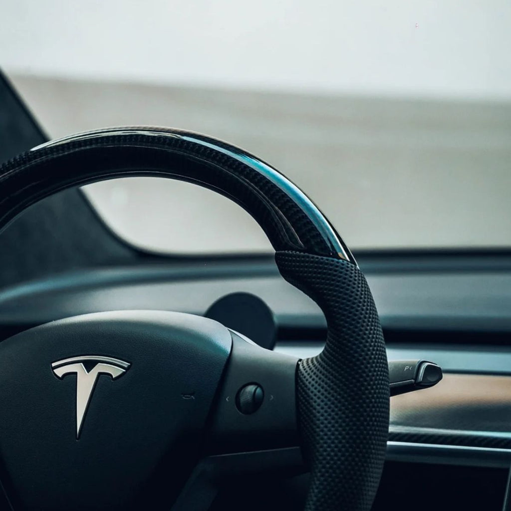 Carbon Fiber Sport Steering Wheel for Tesla Model 3 / Y