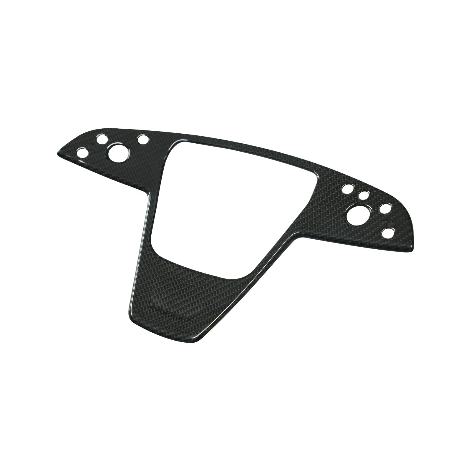Carbon Fiber Steering Wheel Trim Panel Cover for Model S/X 2021+