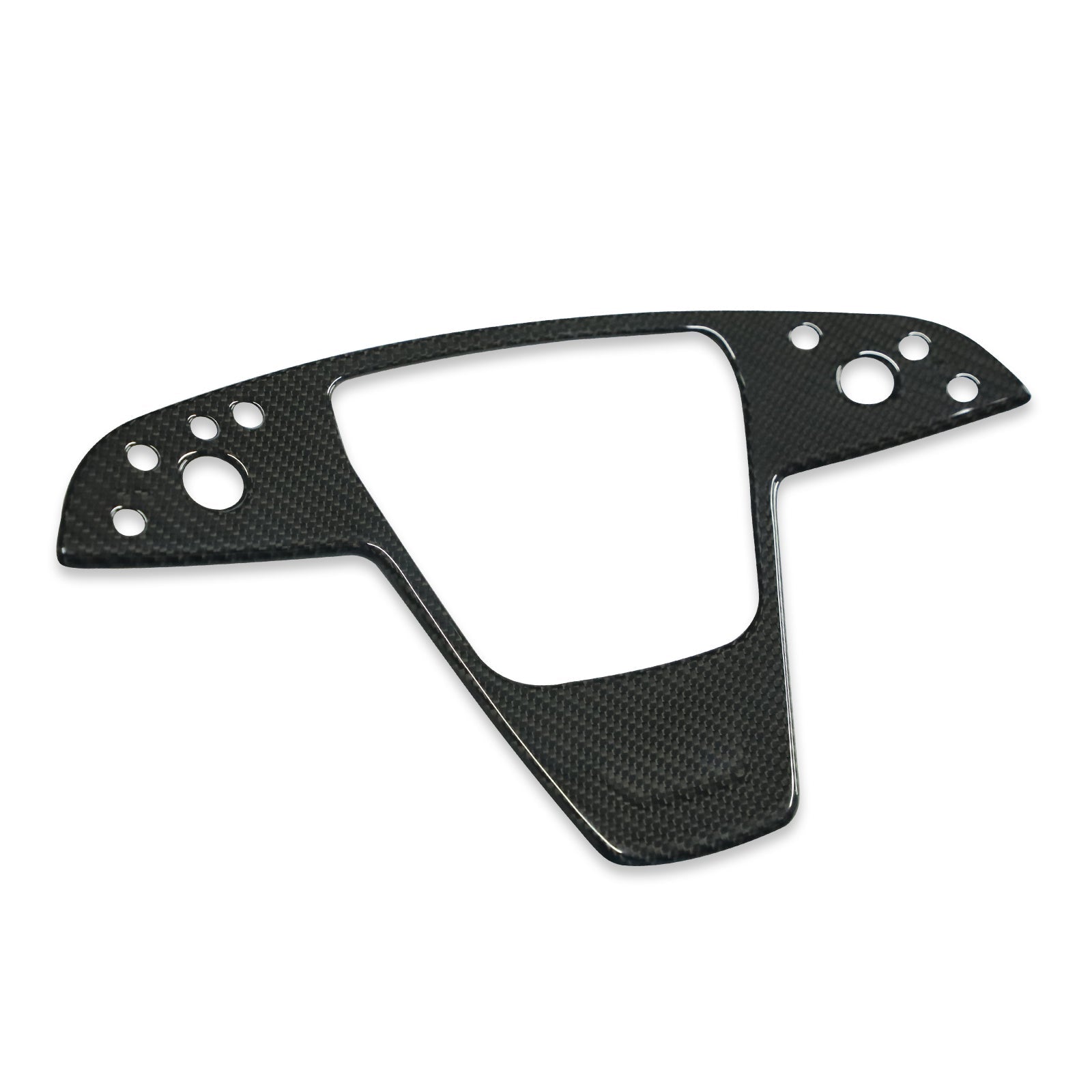 Carbon Fiber Steering Wheel Trim Panel Cover for Model S/X 2021+