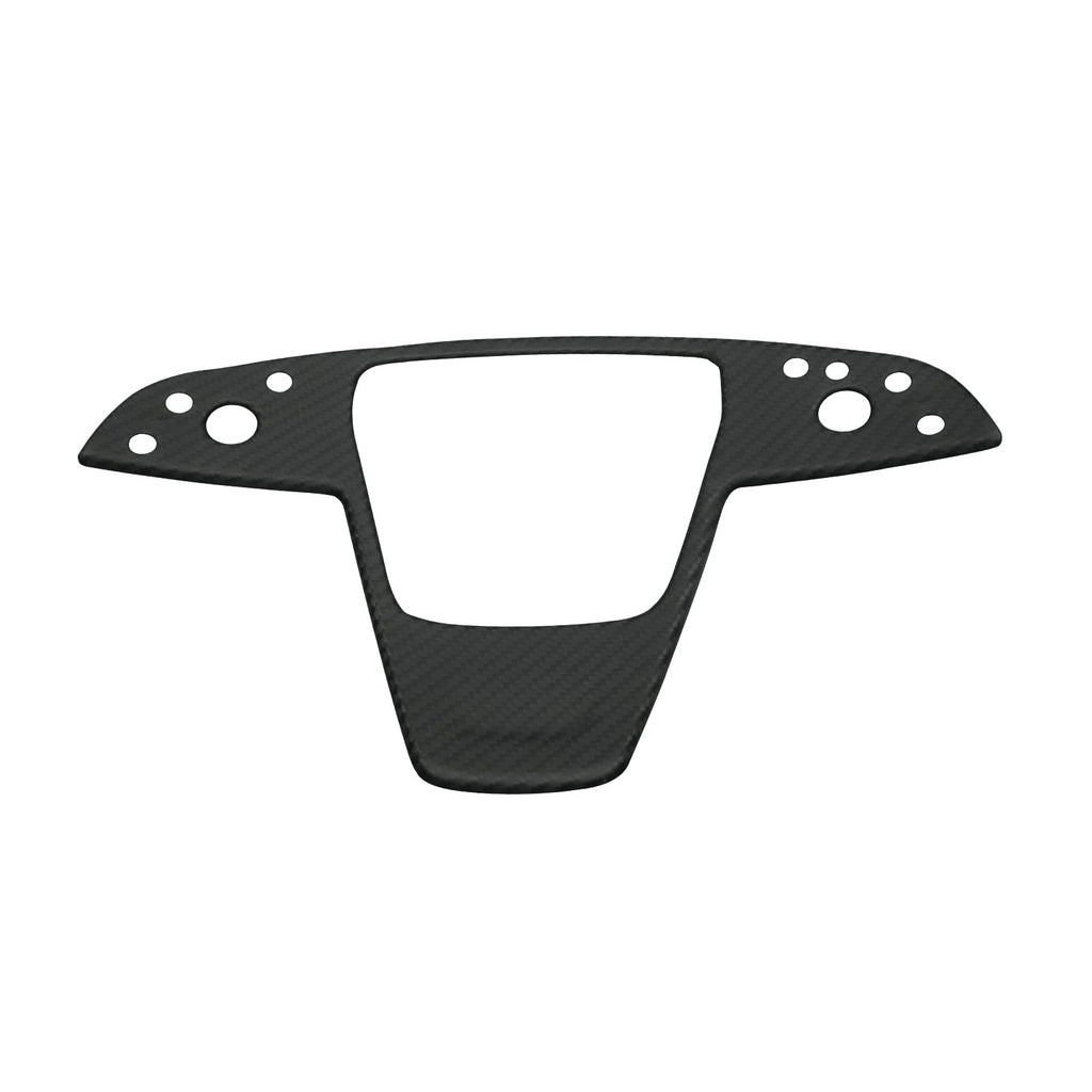 Carbon Fiber Steering Wheel Trim Panel Cover for Model S/X 2021+