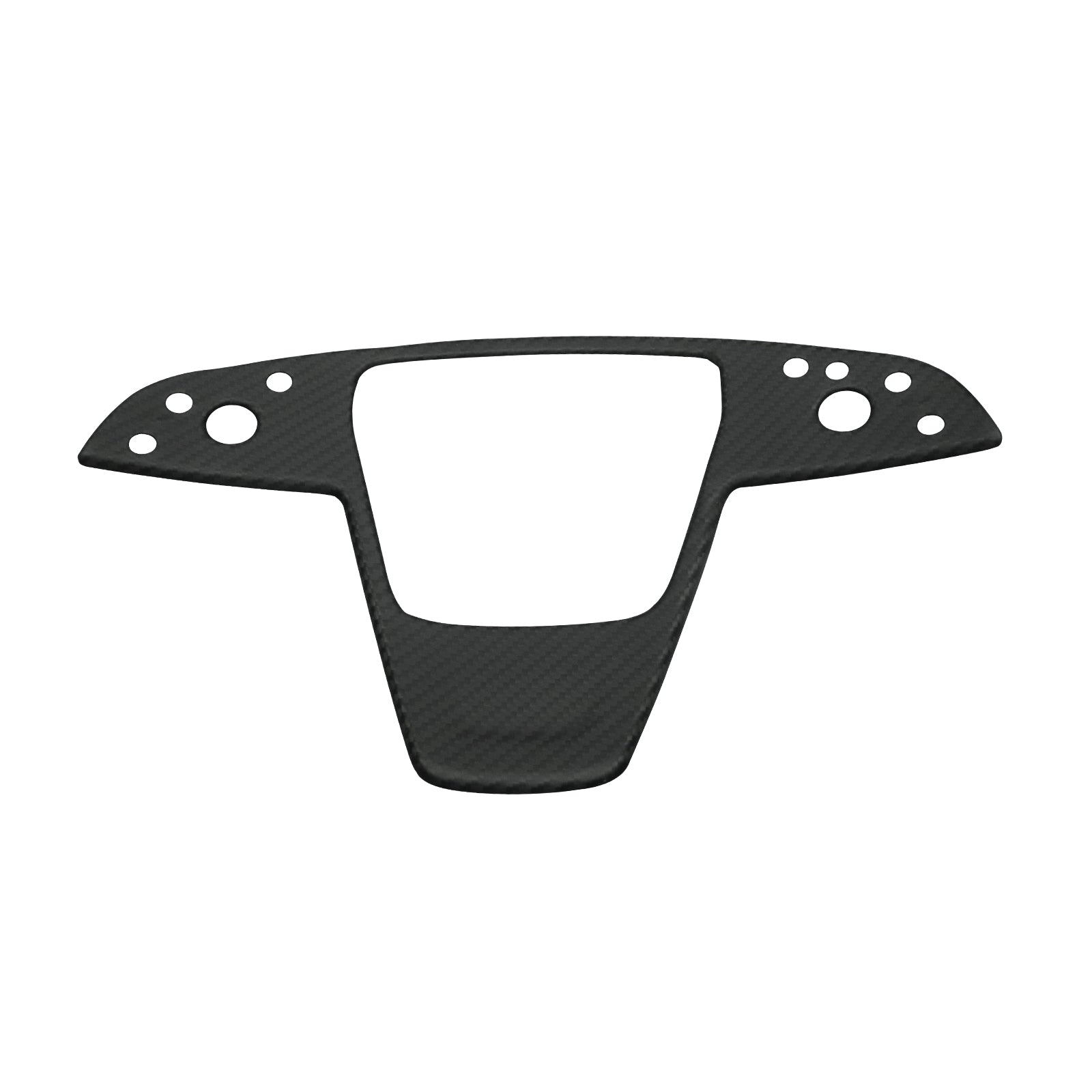 Carbon Fiber Steering Wheel Trim Panel Cover for Model S/X 2021+