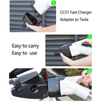 CCS1 & J1772 2-in-1 Charging Adapter for Tesla