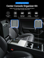 Center Console Tray Armrest Organizer for Tesla Model 3 Highland & New Model Y