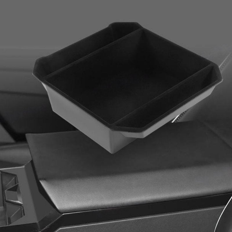 Cybertruck Armrest Organizer with Charging Ports & Storage Dividers