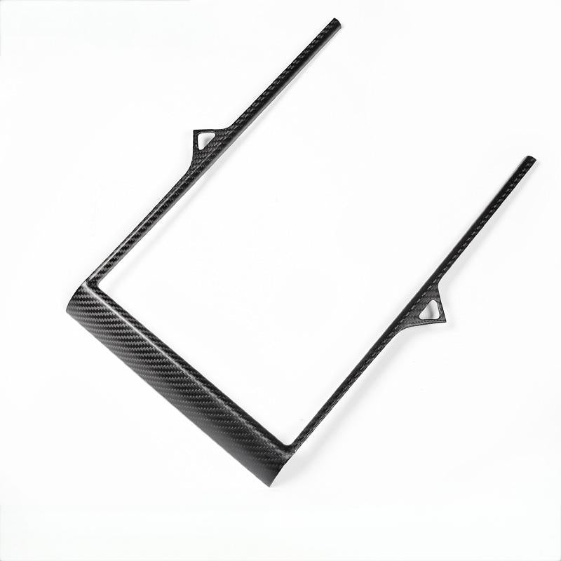 Center Display Frame Dry Carbon Fiber Overlay for Tesla Model S/X 2014-2020