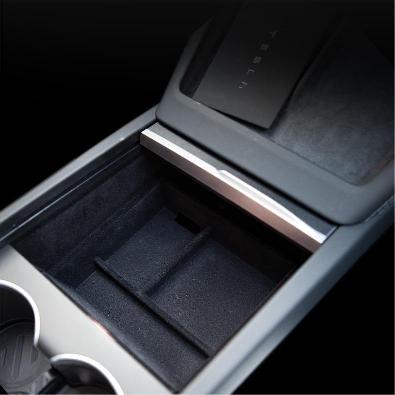 Center Front Storage Box for Tesla New Model Y & Model 3 Highland