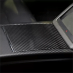 Center Panel Storage Box Dry Carbon Fiber Overlay for Tesla Model S/X 2021+