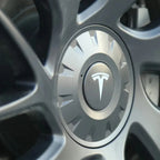 Tesla Model 3 Highland Wheel Center Caps - 18/19 inch ABS Hub Caps - Full Coverage Protection & Easy Snap-On Installation