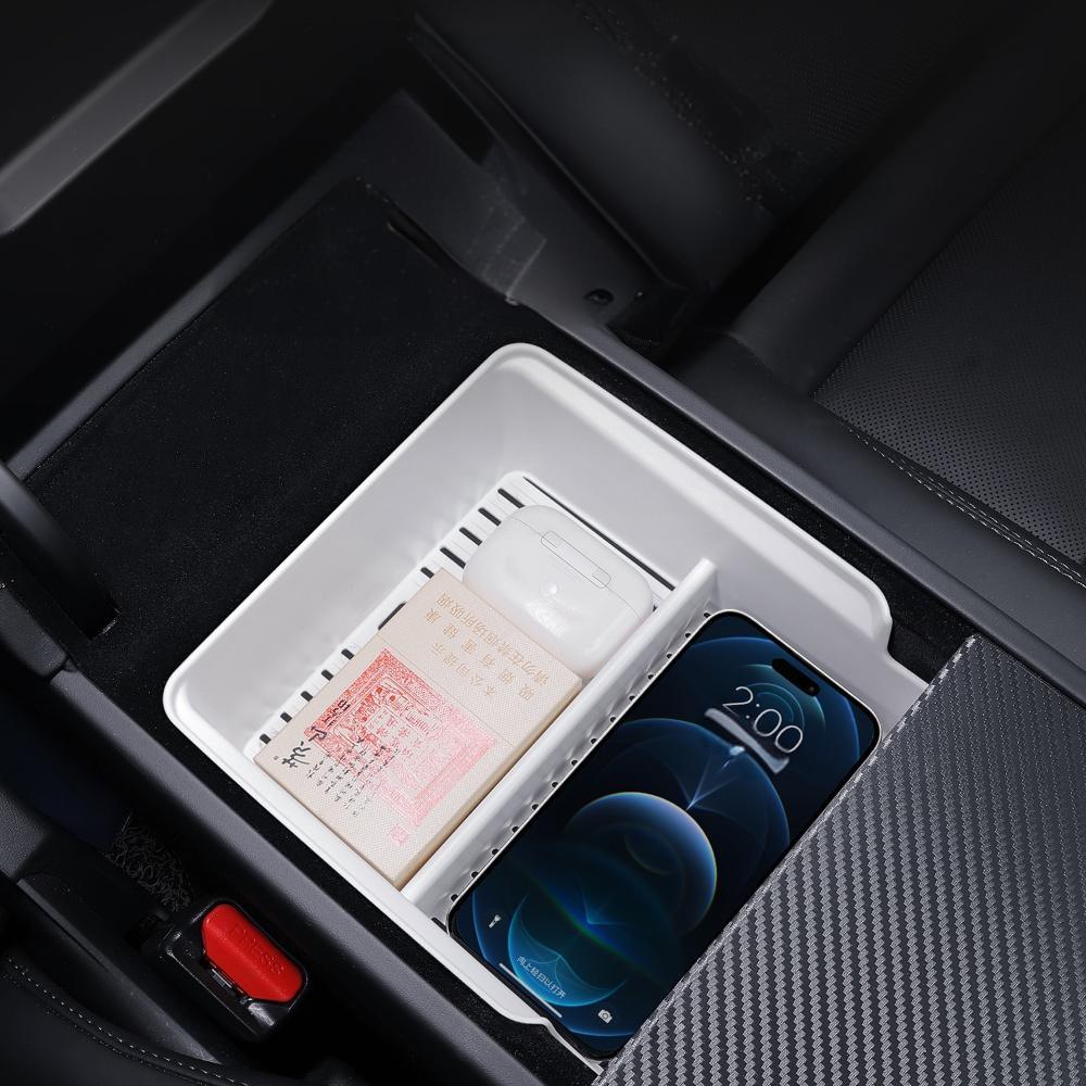 Central Console Armrest Storage Box for Model 3 Highland & New Model Y